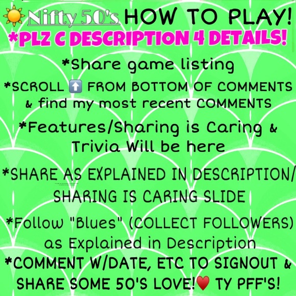 NIFTY 50’s!☀️POSHIVERSE SHOP&SHARE SIGNUP @sgoode001‼️ALSO PLZ MOVE 2 50’s #29❣️ - Picture 7 of 16